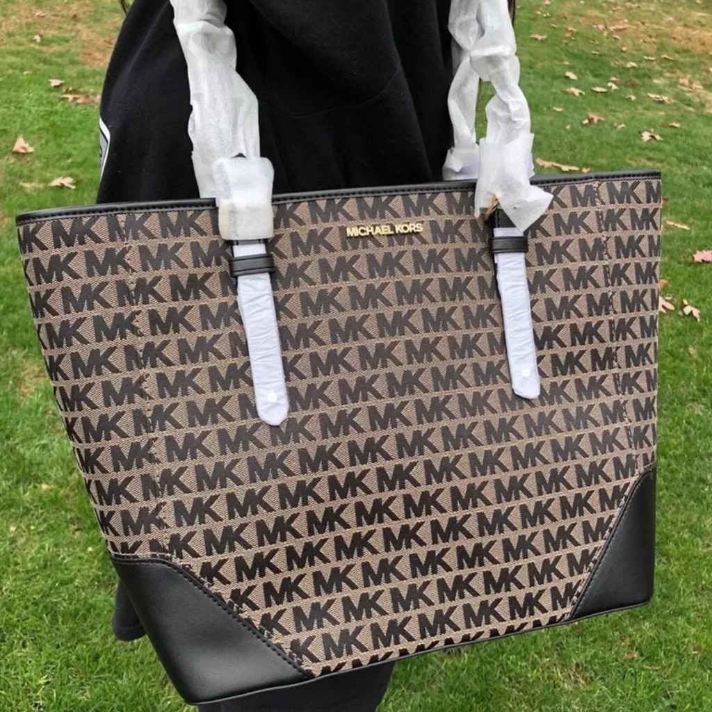 Nwt Michael Kors Lillian Large Top Zip Shoulder Tote Handbag $468